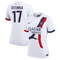 Dres Paris Saint-Germain Vitinha #17 Gostujuci za Žensko 2024-25 Kratak Rukav